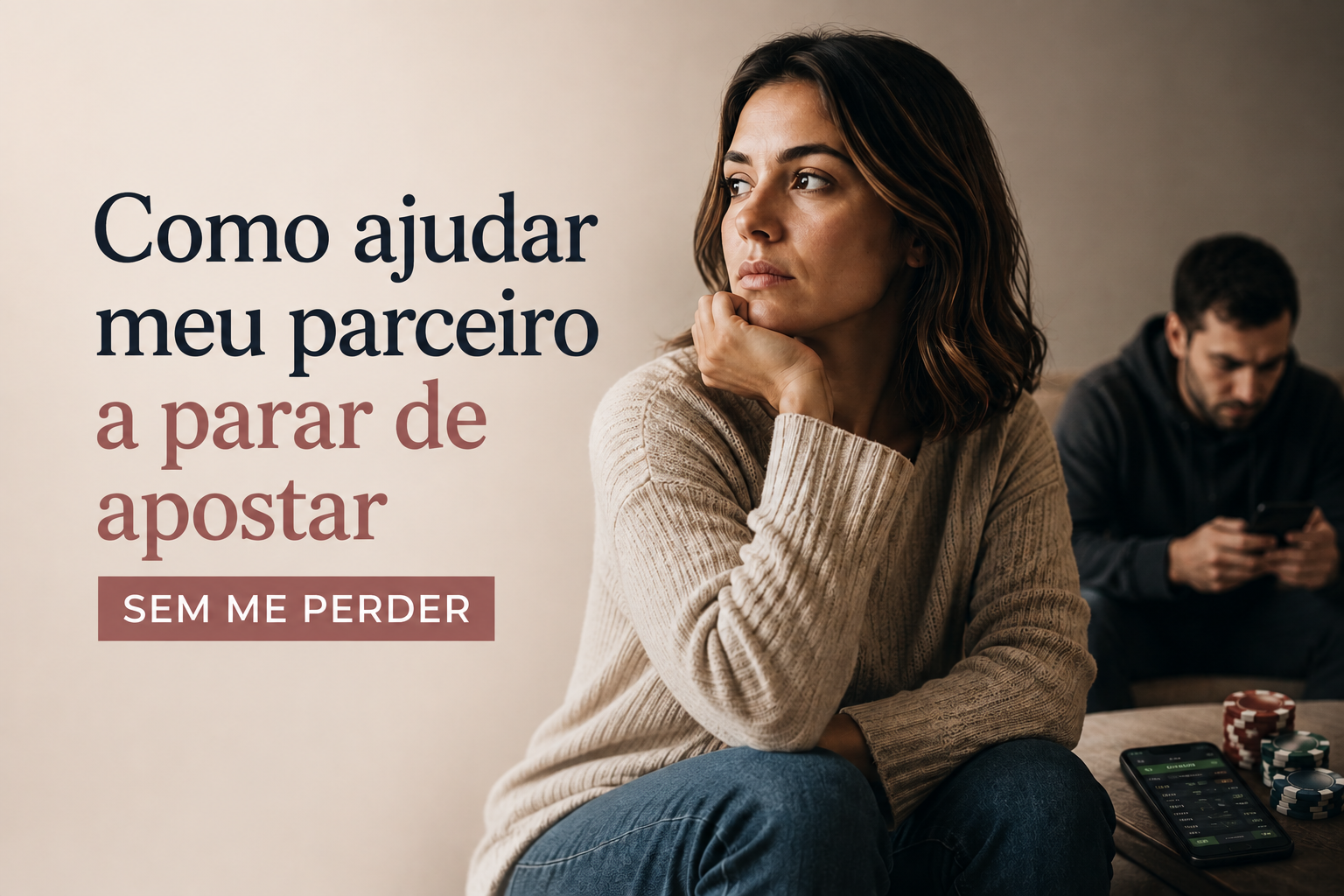 Como ajudar meu parceiro a parar de apostar sem me perder
